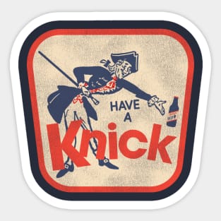 Vintage Defunct KNICKERBOCKER Beer Sticker